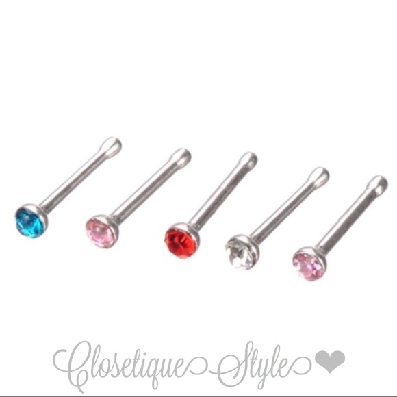 Jewelry - Rhinestone Nose Rings